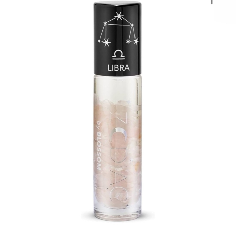Zodiac by Blossom Libra Roll On Lip Gloss with Real Crystals